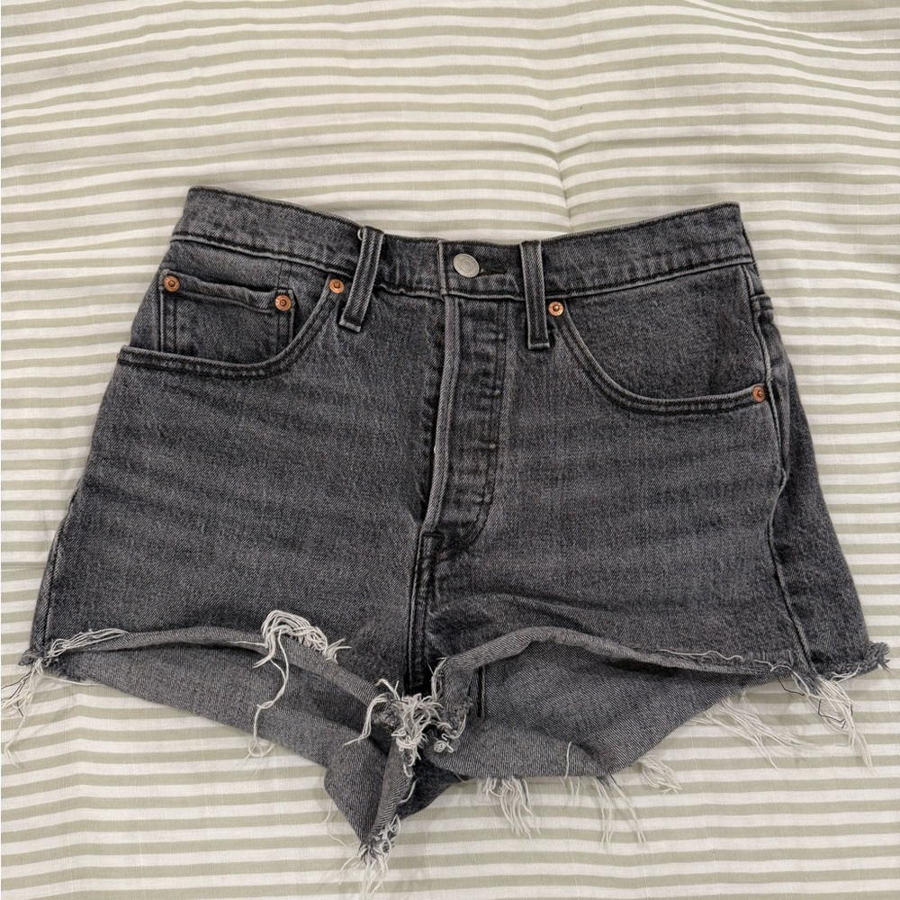 Levi's Dark Gray Jean Shorts